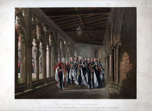 The Deans Cloister, Windsor, 10 March 1863