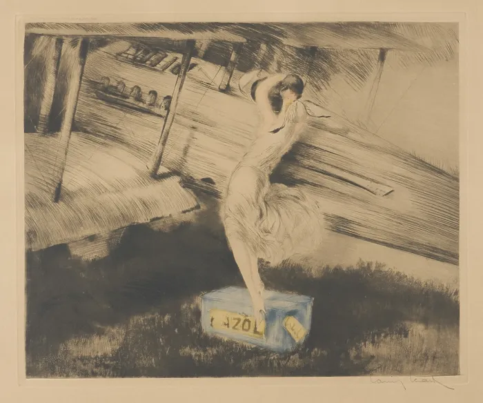 Framed Print : Before the deployment, 1925 Print