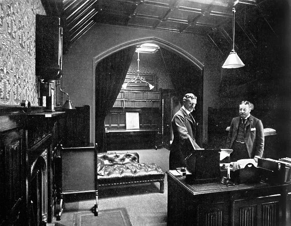 The Deputy Speakers office, House of Commons, Westminster, London, c1905