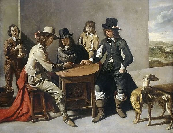 The Dice Shooters, 1630-1680. Creator: Unknown
