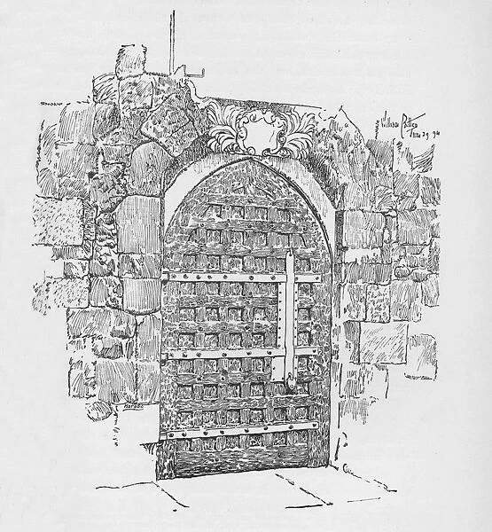 Door to the Chapel of Edward The Confessor; Now Pyx Office, c1897. Artist: William Patten