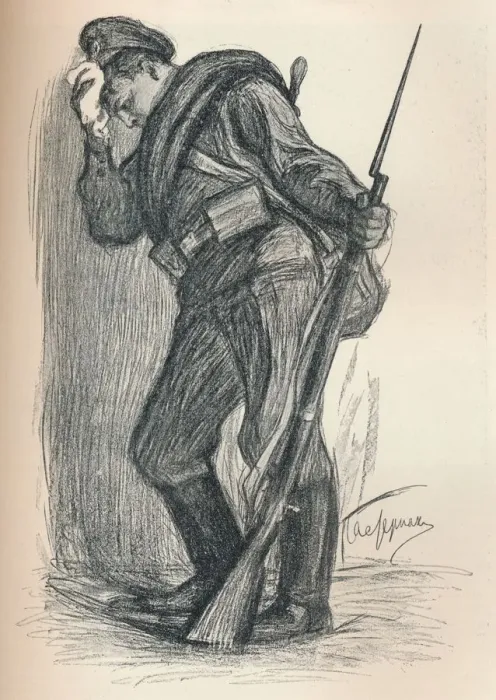 Framed Print : Drawing for a War Fund Print, c1914 Framed Print : Drawing for a War Fund Print, c1914