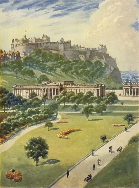 Edinburgh Castle, c1948. Creator: Unknown