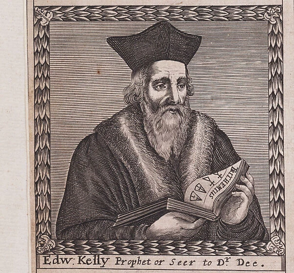 Edward Kelley (From: The order of the Inspirati), 1659. Artist: Anonymous
