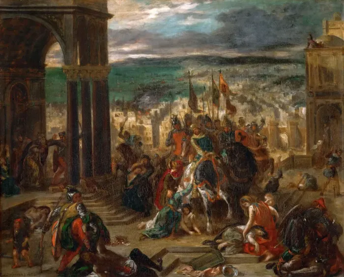 Framed Print : The Entry of the Crusaders in Constantinople Print by Eugene Delacroix Framed Print : The Entry of the Crusaders in Constantinople Print by Eugene Delacroix