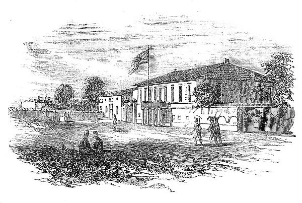 Eupatoria - Residence of Captain Brock, 1854. Creator: Unknown