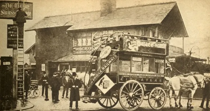 Framed Print : Heritage Images Print: The Express Bus, 1900 (1933) Framed Print : Heritage Images Print: The Express Bus, 1900 (1933)