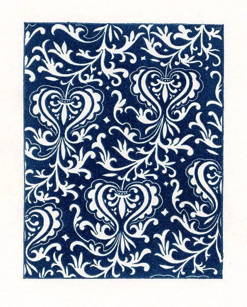 A fabric pattern. 1843