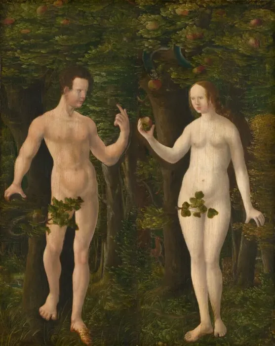 Framed Print : Print of The Fall of Man, c. 1535 Framed Print : Print of The Fall of Man, c. 1535