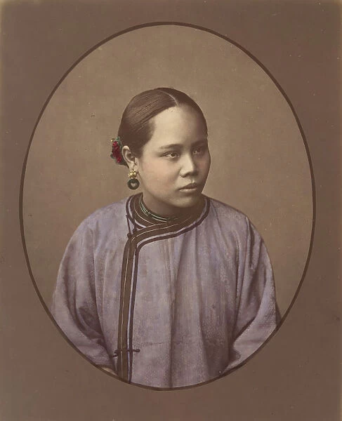 Fille de Shanghai, 1870s. Creator: Baron Raimund von Stillfried
