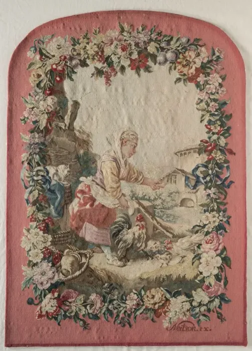 Framed Print : Print of Fire Screen Panel and Frame, c. 1775 Framed Print : Print of Fire Screen Panel and Frame, c. 1775