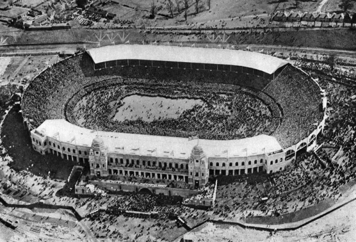 Framed Print : The First Cup Final at Wembley Stadium, London Print 1923 Framed Print : The First Cup Final at Wembley Stadium, London Print 1923