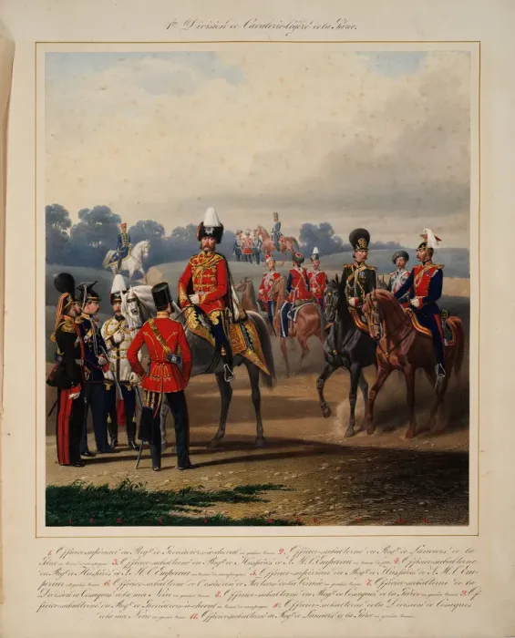 Framed Print : First Guard Light Cavalry Division Print, 1867 Framed Print : First Guard Light Cavalry Division Print, 1867