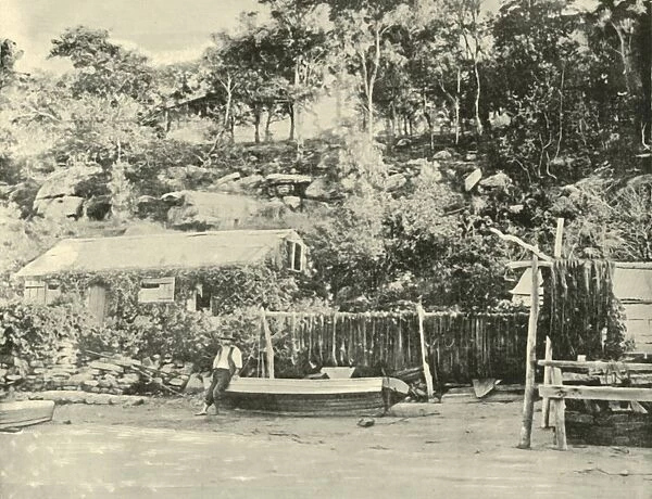 Fishermans Hut, Como. 1901. Creator: Unknown