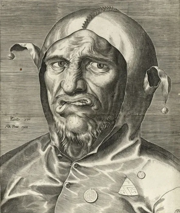 Framed Print : Fools Head, c. 1560 Print Framed Print : Fools Head, c. 1560 Print