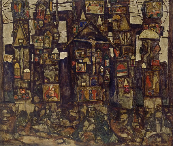 Forest Prayer, 1915. Creator: Schiele, Egon (1890-1918)