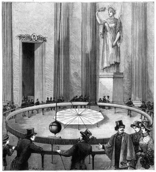 Framed Print : Foucault Pendulum Print, 1887 Framed Print : Foucault Pendulum Print, 1887