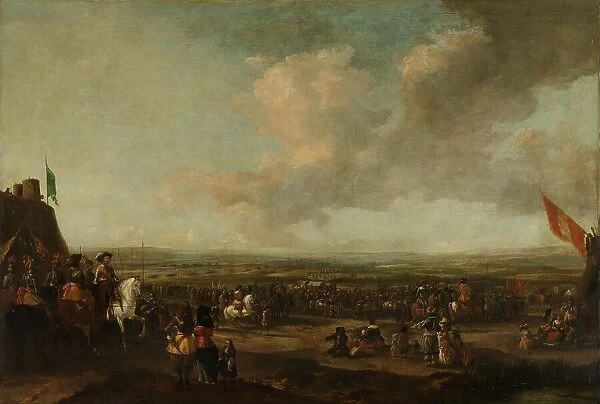 Frederick Henry at the Surrender of Maastricht, 22 August 1632, 1633-1680. Creator: Pieter Wouwerman
