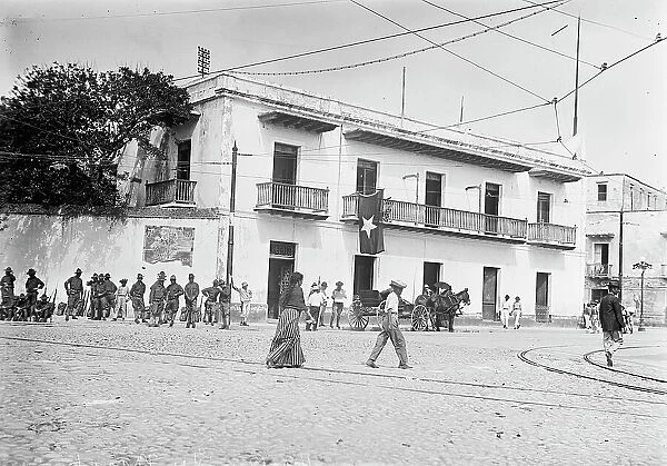 General Maas of Mexico - His Home in Vera Cruz [sic], 1915. Creator: Harris & Ewing. General Maas of Mexico - His Home in Vera Cruz [sic], 1915. Creator: Harris & Ewing