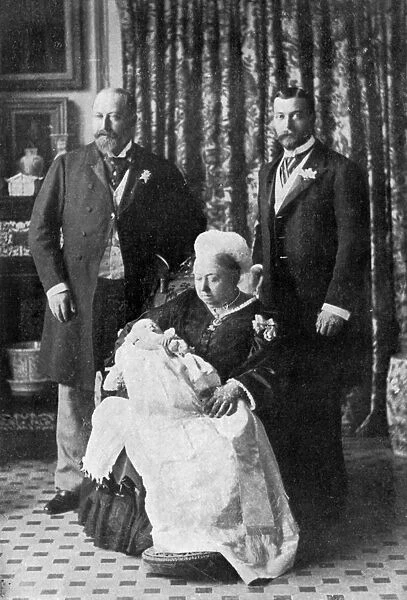 Four generations of the royal family, 1894. Artist: W&D Downey