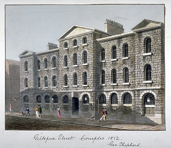 Giltspur Street Compter, City of London, 1812