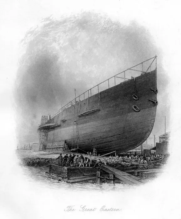 Framed Print : Print of The Great Eastern, 1886 Framed Print : Print of The Great Eastern, 1886