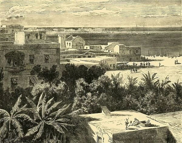 The Great Harbour at Alexandria, 1890. Creator: Unknown