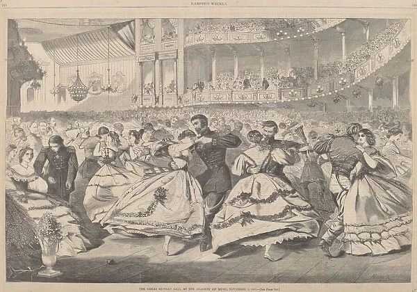 The Great Russian Ball at the Academy of Music, November 5, 1863, published 1863