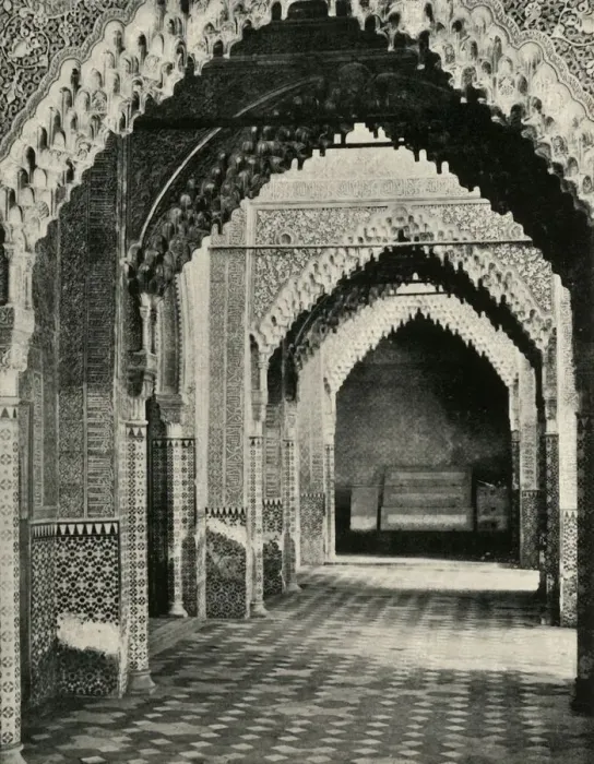 Framed Print : Alhambra Hall of Justice Print, 1907 Framed Print : Alhambra Hall of Justice Print, 1907
