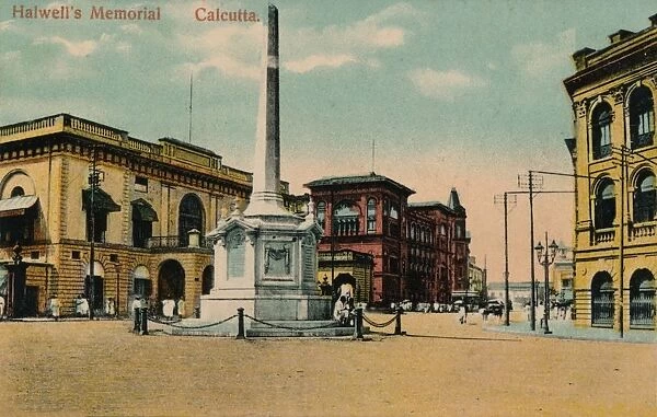 Halwells (aka Holwell s) Memorial, Calcutta, c1910