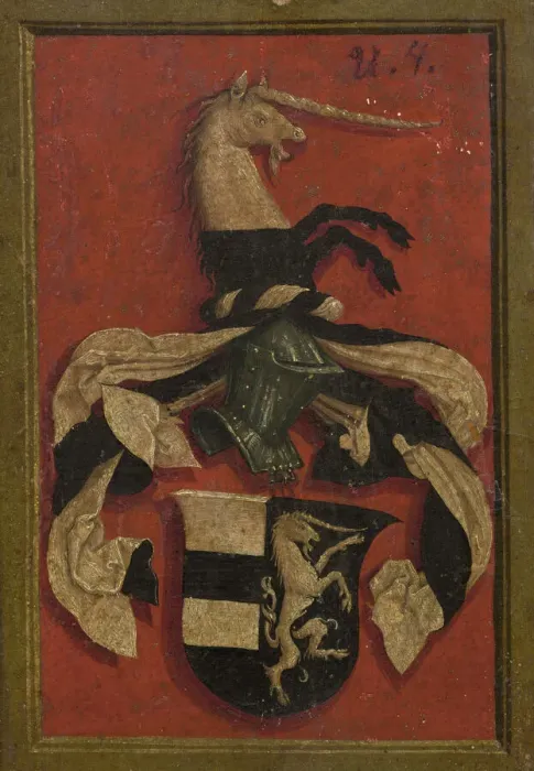 Framed Print : Hans Roth Print, Reverse Side, 1527 Framed Print : Hans Roth Print, Reverse Side, 1527