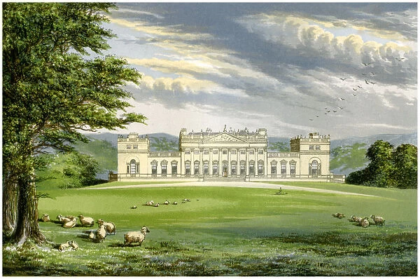 Harewood House, Yorkshire, home of the Earl of Harewood, c1880