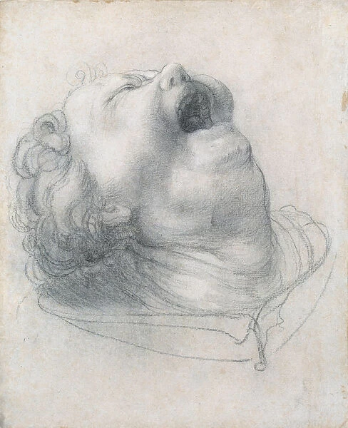 Head of a screaming child, ca 1515-1520