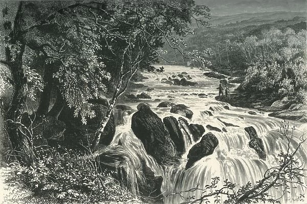 At the Head of the Swallow Falls, c1870