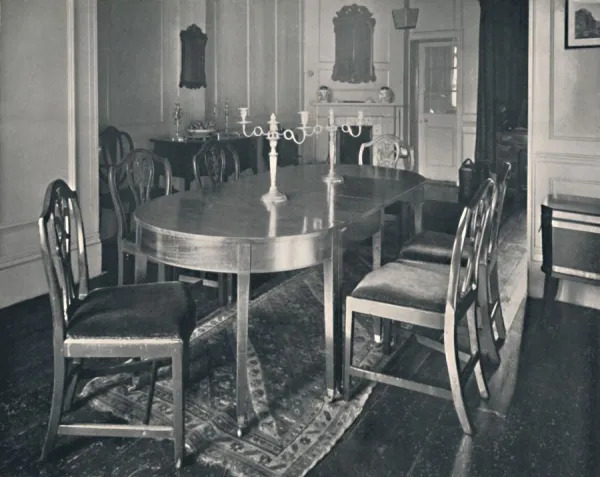 Hepplewhite dining table and chairs deals