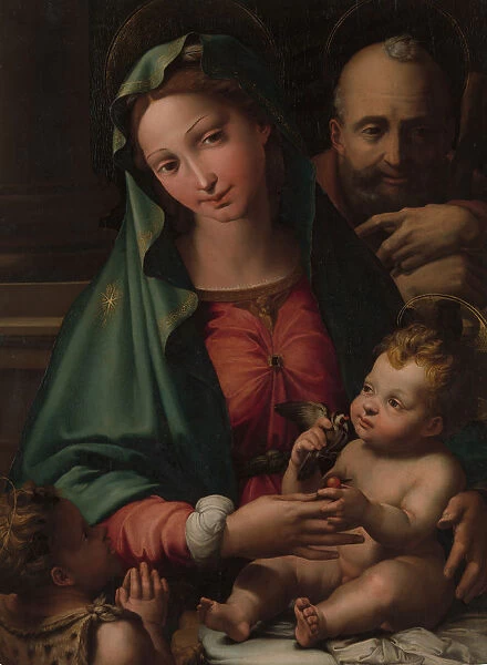 The Holy Family with the Infant Saint John the Baptist, ca. 1524-26. Creator: Perino del Vaga