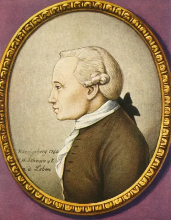 Framed Print : Immanuel Kant Print, 1933