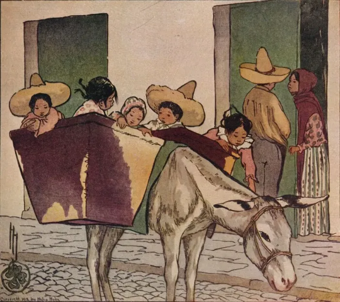 Framed Print : An Interlude - The Breadman's Donkey Print, 1912 Framed Print : An Interlude - The Breadman's Donkey Print, 1912