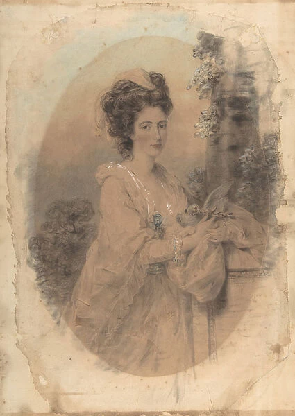 Isabella Hunter, Cousin of the Artist, 1781. Creator: John Downman