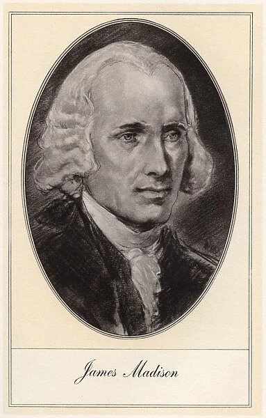 James Madison, fourth President of the United States, (early 20th century). Artist: Gordon Ross