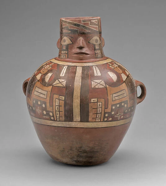 Jar in the Form of an Abstract Human Figure, A. D. 700  /  1000. Creator: Unknown