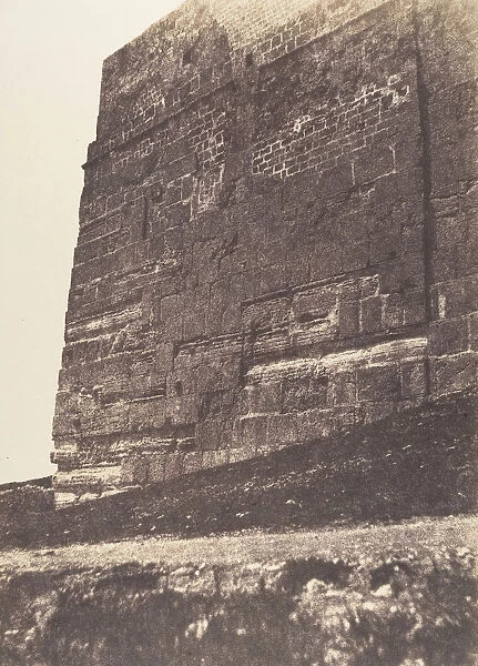 Jerusalem, Enceinte du Temple, Face Est de l angle Sud-Est, 1854