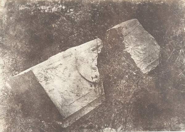 Jerusalem, Tombeau des rois de Juda, Fragments d un sarcophage, 1854