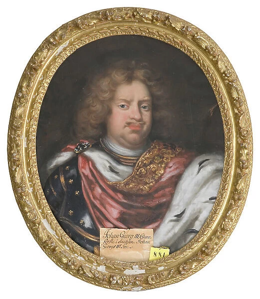 Johan Georg III, 1647-1691, Elector of Saxony, late 17th-early 18th century. Creator: David von Krafft