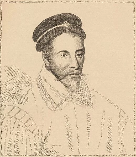 John Maitland, 1st Lord Maitland of Thirlestane, (1537-1595), 1889. Artist: James Stillie
