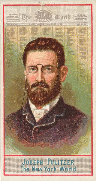 Joseph Pulitzer, The New York World, from the American Editors series (N1) for Allen &