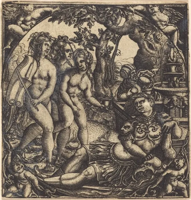 Framed Print : The Judgment of Paris Print