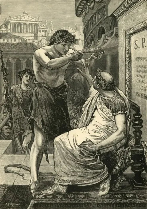 Framed Print : Julius Caesar Refusing the Crown, 1890 Print