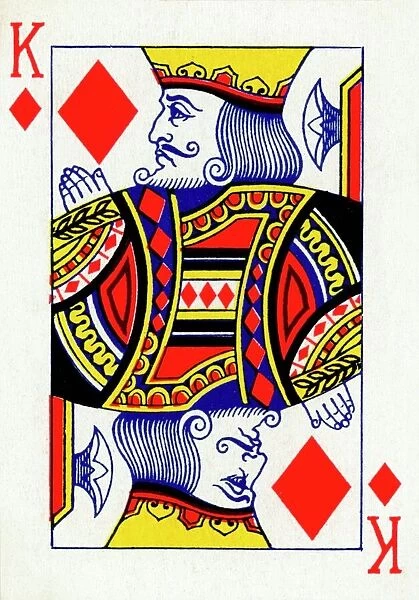 King of Diamonds from a deck of Goodall & Son Ltd. playing ...