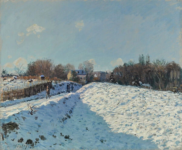 La neige a Louveciennes, 1874